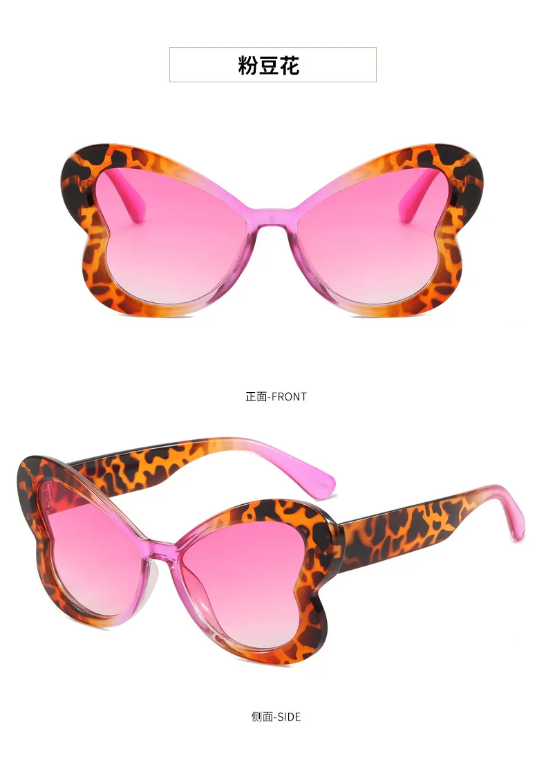 Neue Vintage-Schmetterlings-Sonnenbrille für Damen und Herren, Marken-Rundbrille, Große Sonnenbrillen für Männer und Frauen, Speziell Geformt – Detail 12