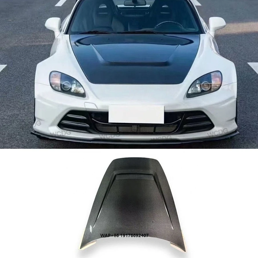 

TM Style Front Hood forHonda S2000 AP1 AP2 2000-2008 Carbon Fibre Front Air Vented Hood Engine Hood Cover Car Parts