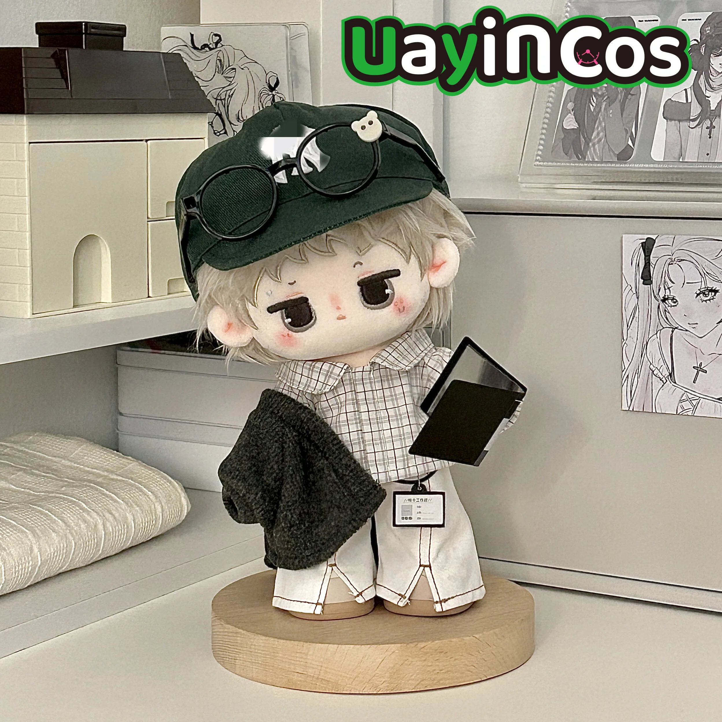 

In Stock 20cm Doll Clothes Scarf Hair Belt Shirt Coat Pants Clothing Cute Costume Suit Doll Accessories Anime Game Toy Gift C