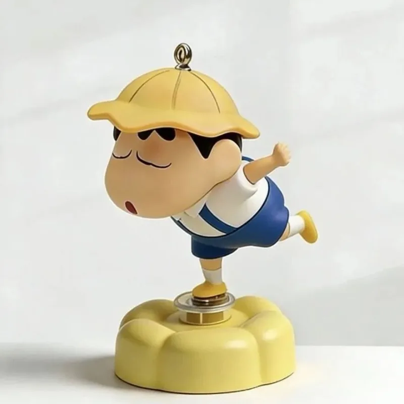 Niedlicher Crayon Shin-chan Neues Dekoratives Spielzeug Cartoon Rotierendes Auto-Ornament Heim-Desktop-Dekoration Drehbares Ornament – Detail 5