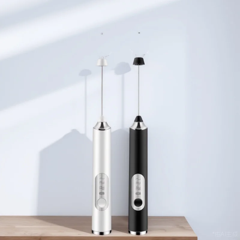 

Electric Milk Frother Portable Rechargeable Handheld 3-Speed Egg Beater Coffee Mixer Foam Maker USB Charge