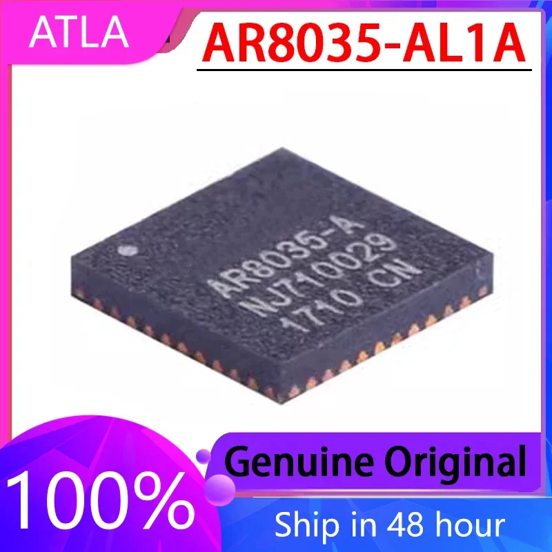 

5PCS New Original AR8035-AL1A Silk Screen AR8035-A Packaging QFN40 Ethernet Transceiver IC