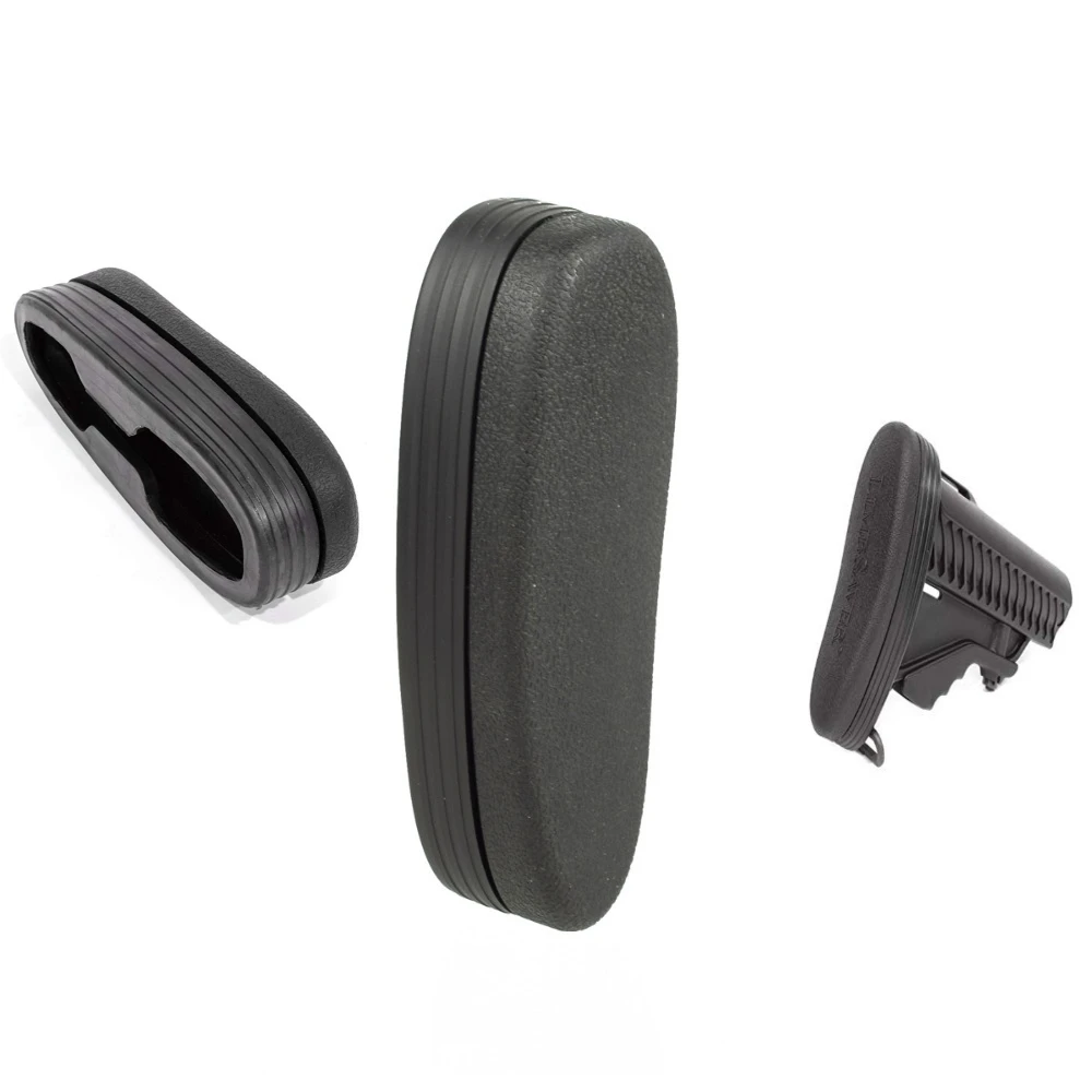 Advanced Recoil Pads Reduce Recoil Pads By Up To 60% Adjustable Airsoft AR--15 Rubber Pad Non-Slip Mount Hunting Accessories