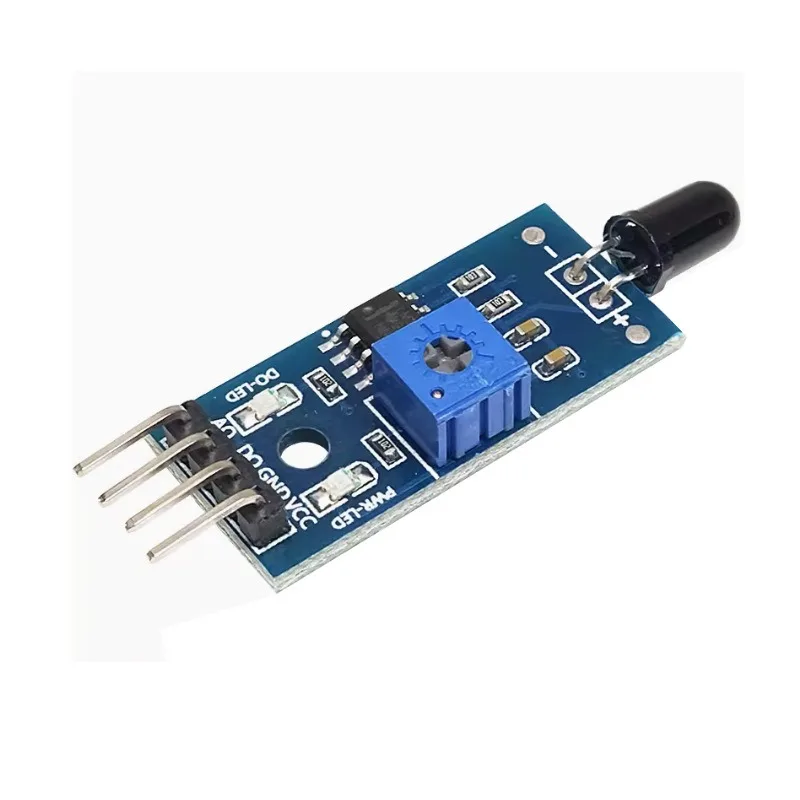 Flammensensormodul 4-polig – Feuererkennung Infrarotempfänger für Arduino/ESP32 Feueralarmsystem