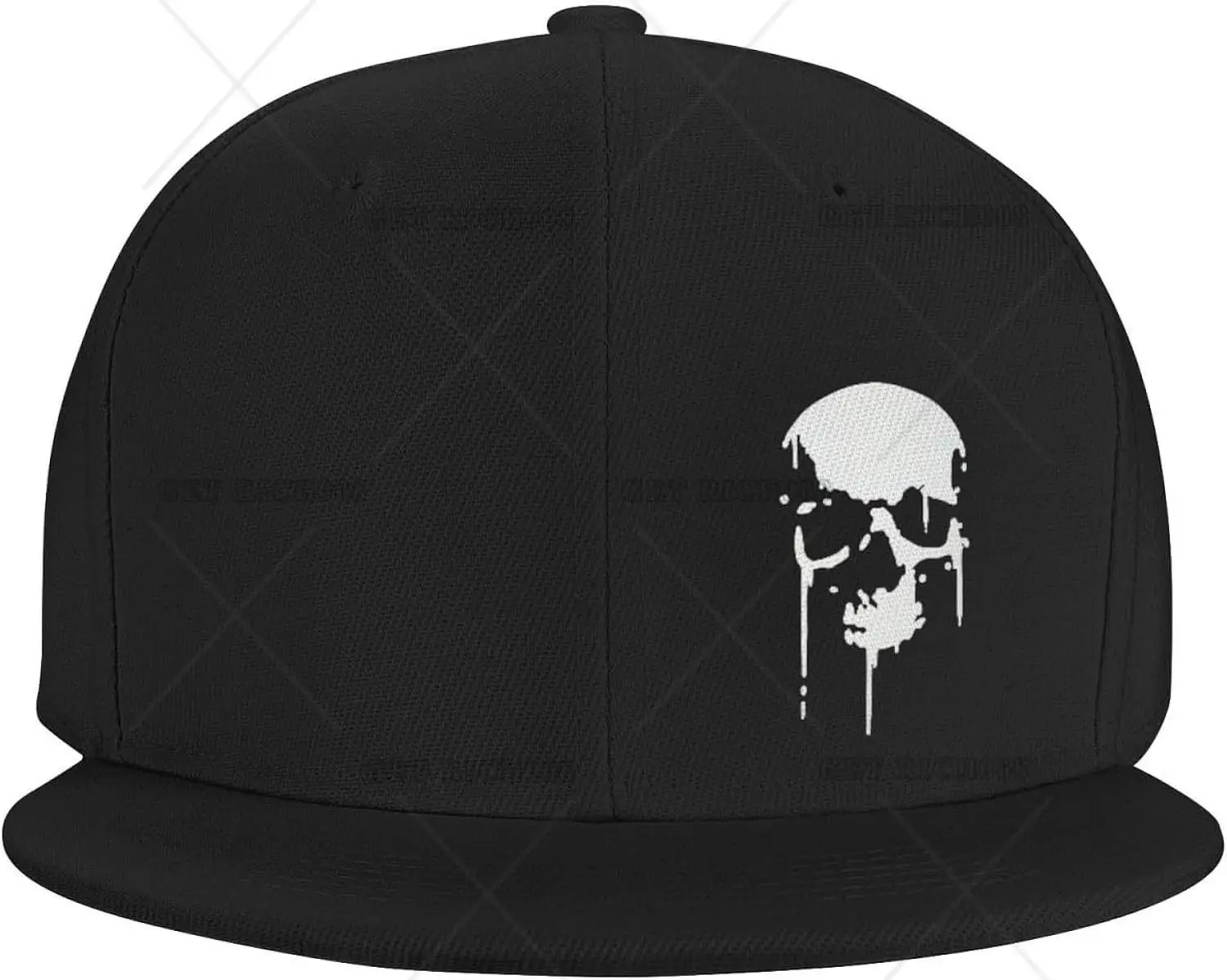 Cappello Snapback con teschio gotico per uomo divertente berretto da Baseball nero da donna cappello da papà regolabile cappello da camionista di moda per Halloween Look