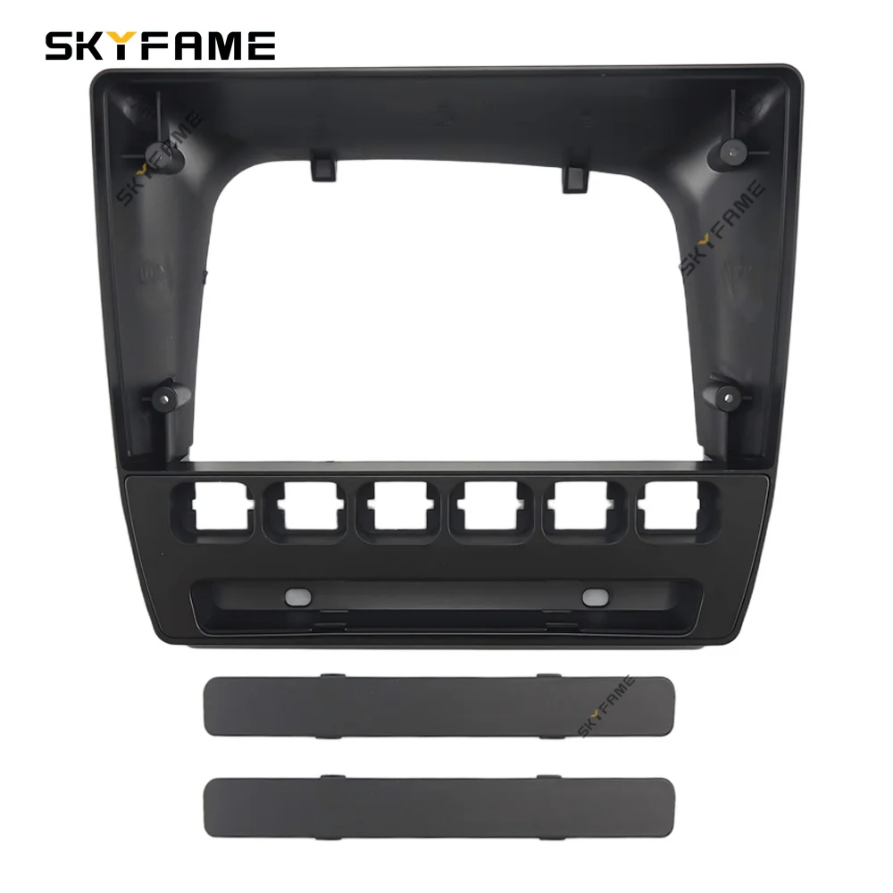 SKYFAME Car Frame Fascia Adapter Android Radio Dash Fitting Panel Kit For Lada 2110 2111 2112