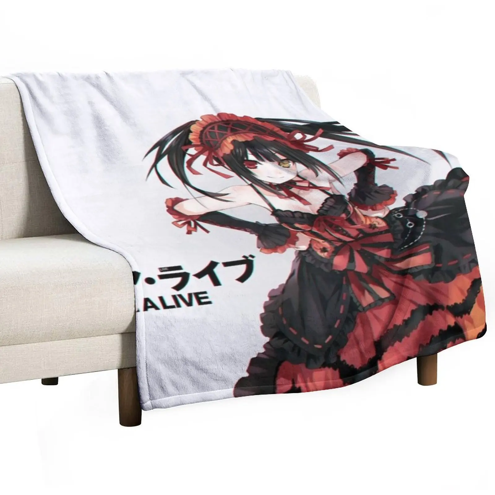 Kurumi Date A Live ! Throw Blanket Large Comforter Blankets