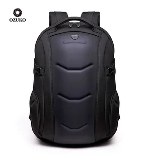 OZUKO Rucksack Männer 15,6 Zoll Laptop Wasserabweisende Schultasche für Teenager Casual Student Rucksäcke Männliche Reise Mochila Mode – Detail 7