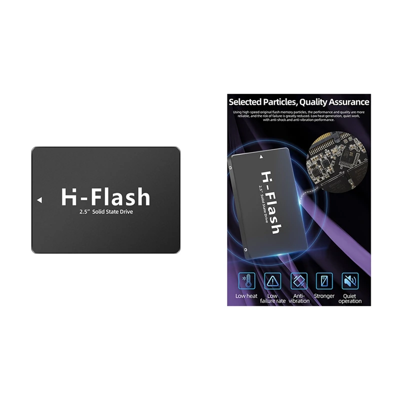 Disco duro interno de unidad de estado sólido SSD de 2,5 pulgadas para PC, portátil y de escritorio