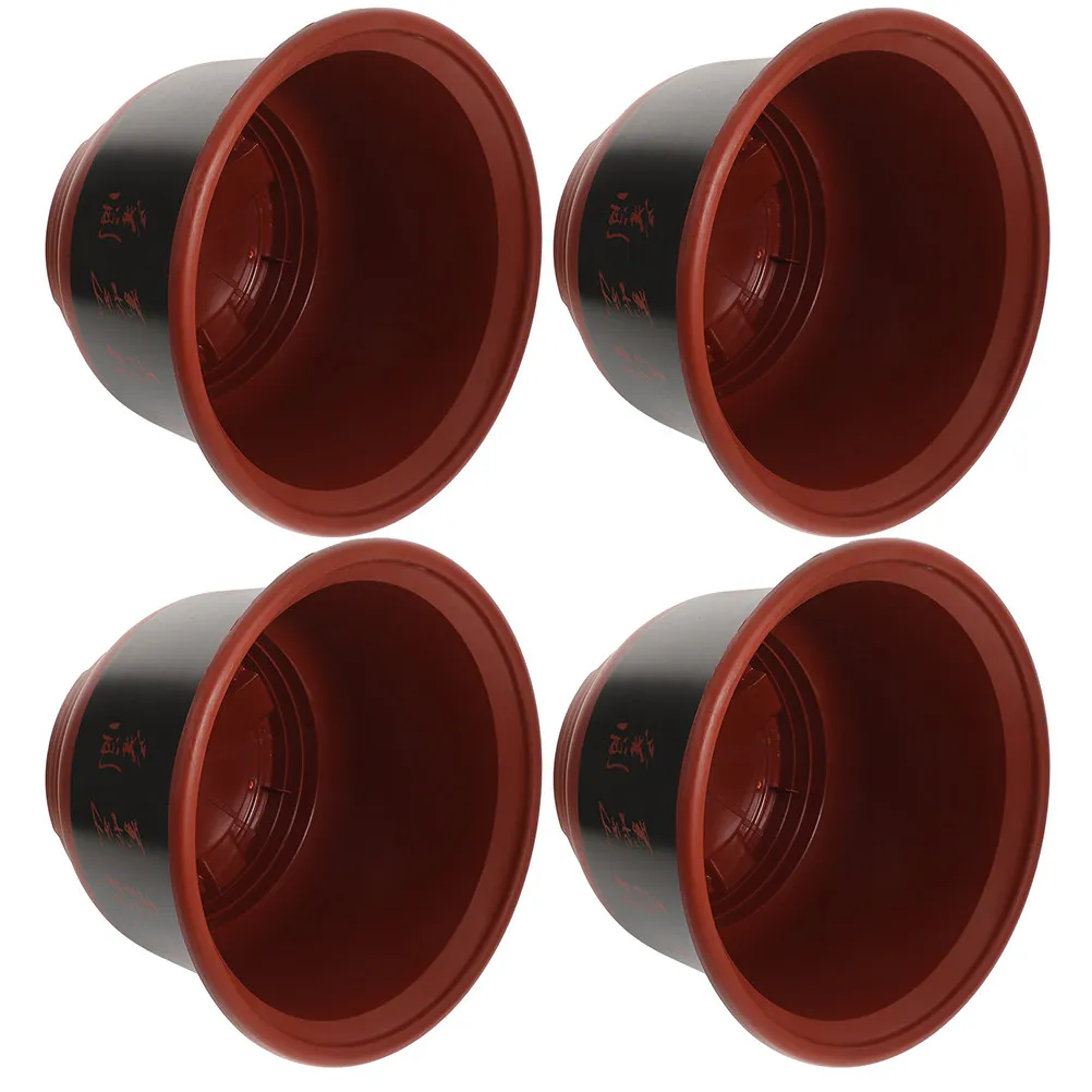 

Набор из 4 дышащих пластиковых горшков для орхидей с улучшенным дренажем для цветов и овощей, для использования в помещении и на улице, для домашнего использования