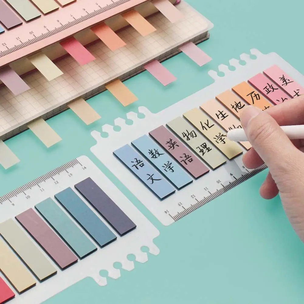 Color School Office Supplies To Do List Paper Bookmark Marker Stationery Loose Leaf Index Index Memo Pad Sticky Note Notepad