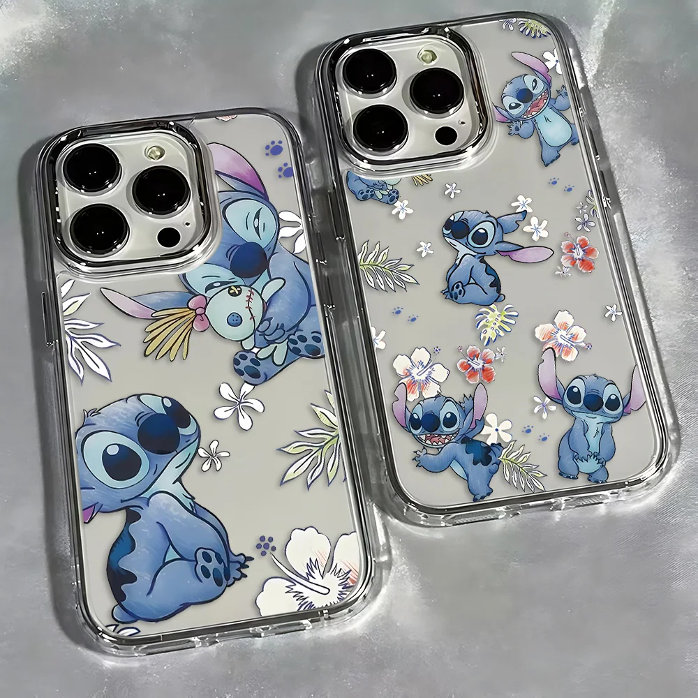 Fashion Stitch Flowers Phone Case For iPhone 17 16e 16 15 14 13 12 11 mini Pro Max X XR XSMAX 8 7 Ai