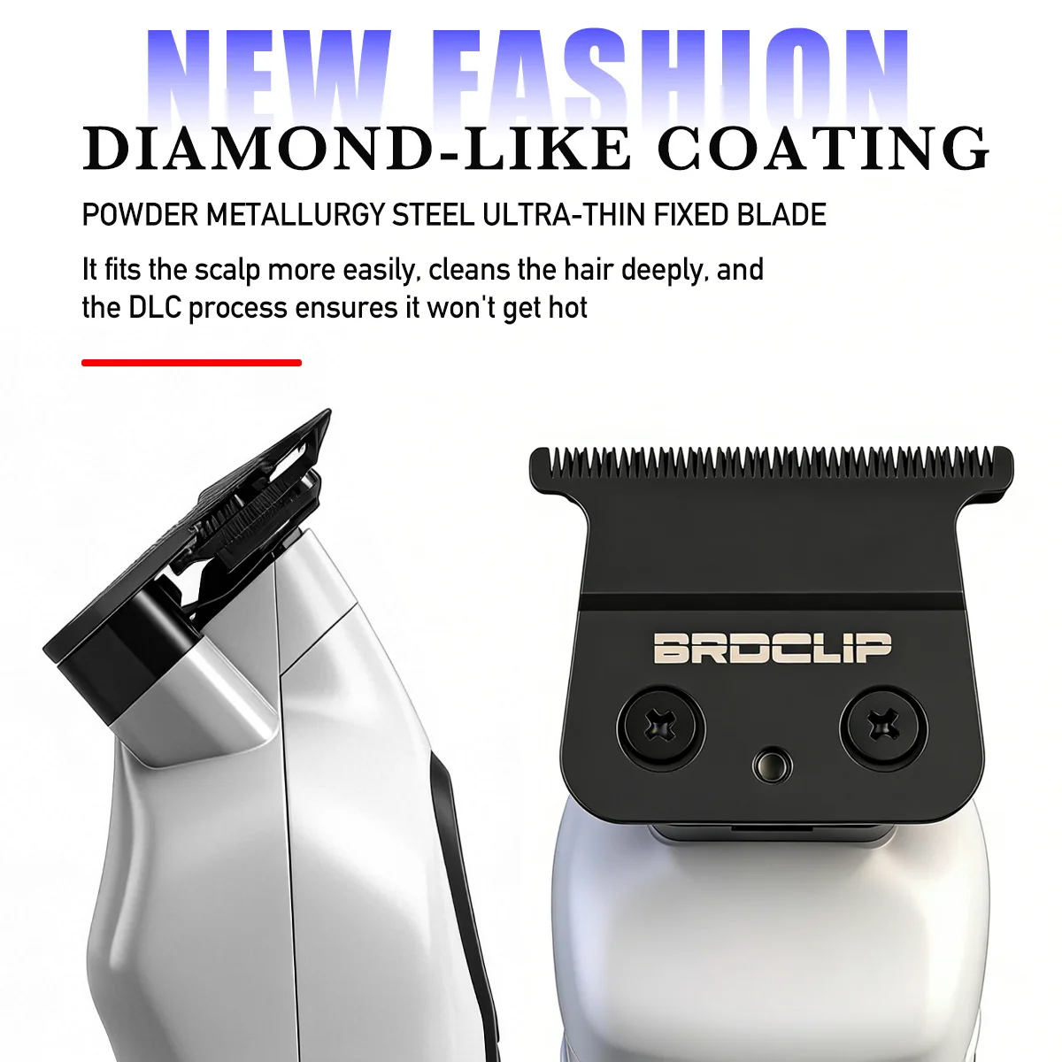 2026 BRDCLIP Green Professional Hair Trimmer Barber Carving Gradient Finish Machine Electric Clipper with Charger Stand FA1T