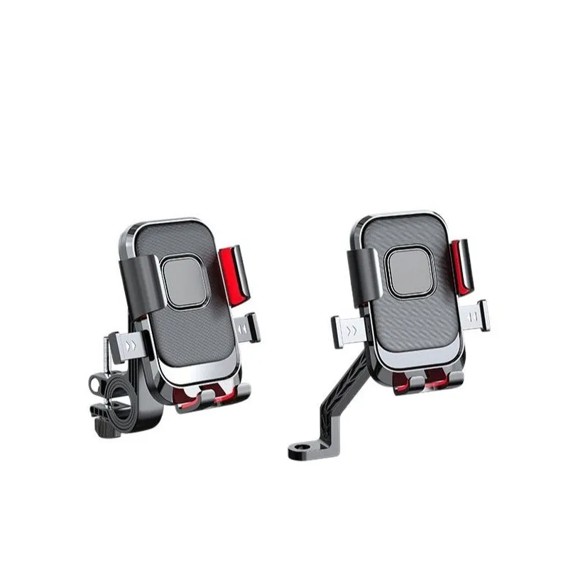 New Electric Motorcycle Rearview Mirror Mobile Phone Bracket Outdoor Riding Shockproof Bicycle Navigation Bracket