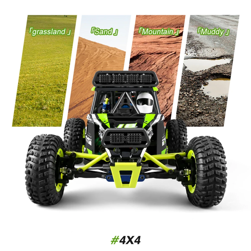 1:12 50KM/H RC Car 4WD 2.4G High Speed Monster Truck Remote Control Racing Buggy Off-Road Drift Vehicle VS Wltoys 144001 Toys