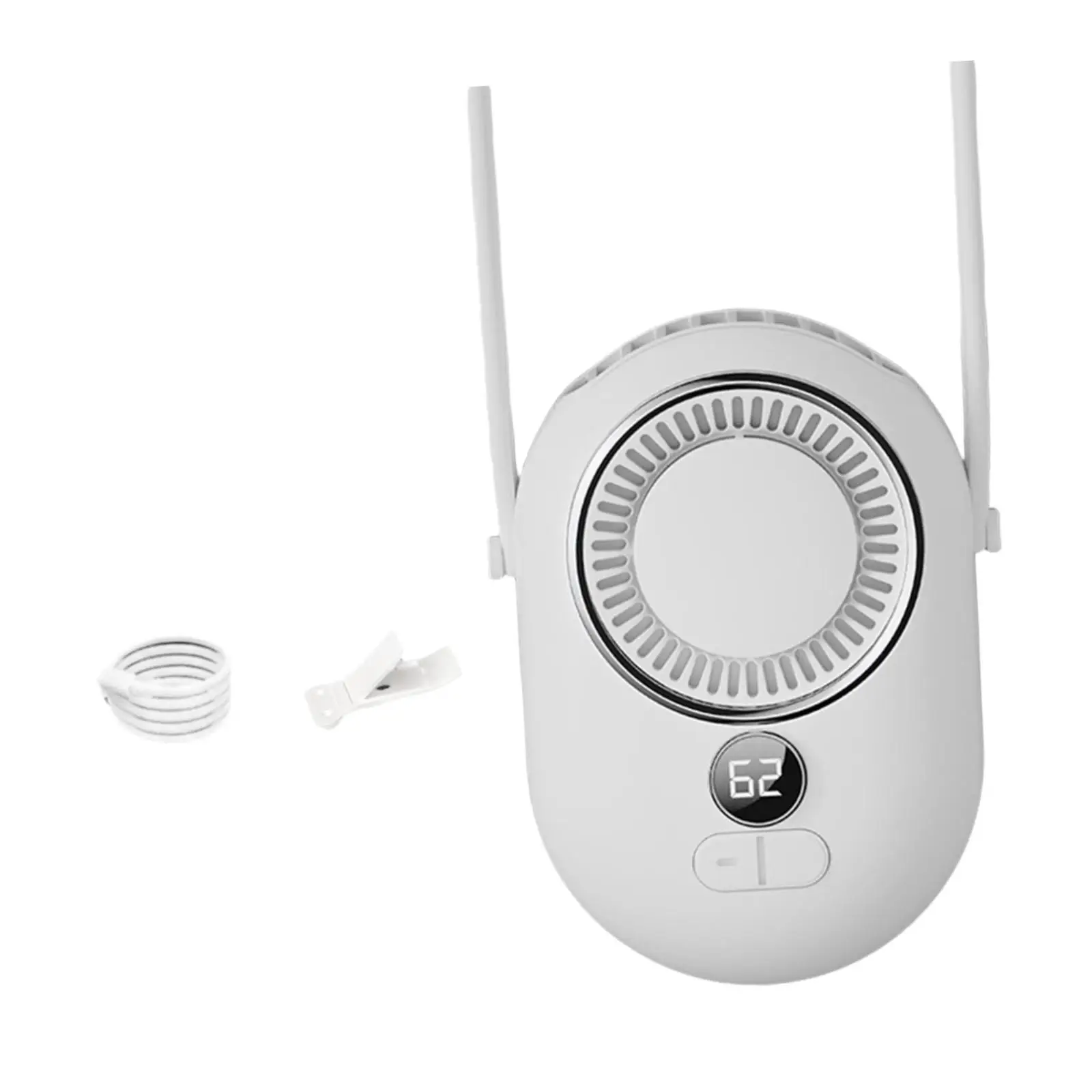 مروحة الرقبة الشخصية الصامتة المحمولة ، مروحة صامتة لصيد الأسماك ، المنزل ، في الأماكن المغلقة