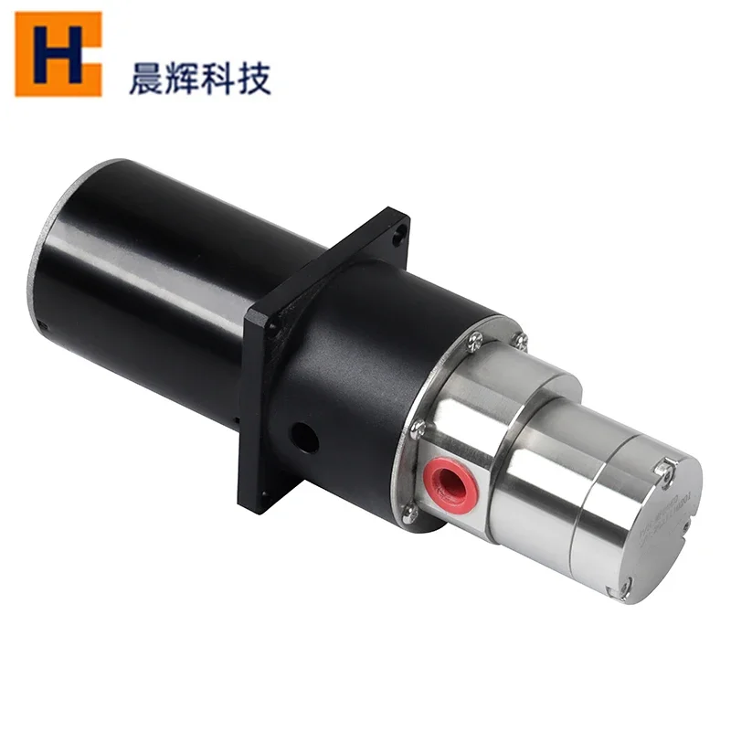 Industrial Stainless Steel Brush DC24V 60W Dosing Pump Micro Magnetic Injection Gear Drive Pump For Chemical Liquid Filling