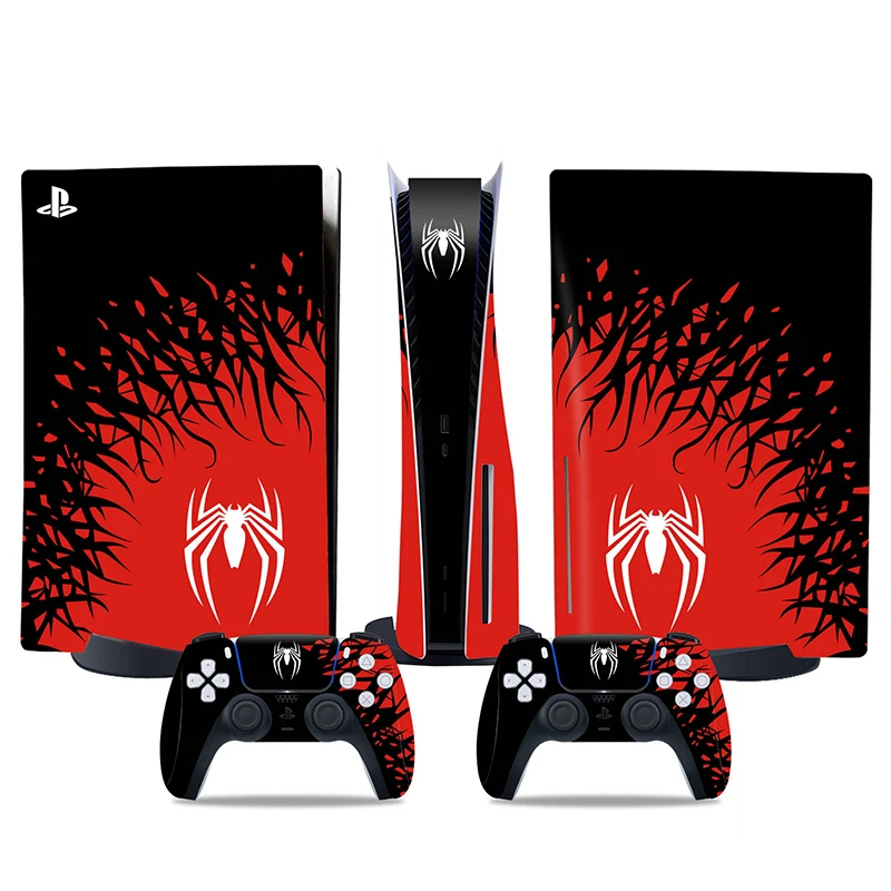 

New Film Skin Sticker for PS5 Disc Edition Console and 2 Controllers Protective Accessories Decal Cover for PS5 Standard Disk