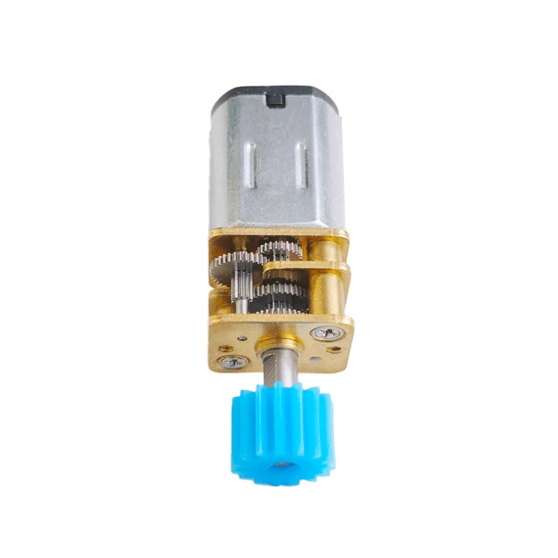 GA12-N20 DC Geared Motor 3V 6V 12V - Micro Small Motor High Torque Low Speed with 15T Plastic Gear for Smart Trolley/Robot