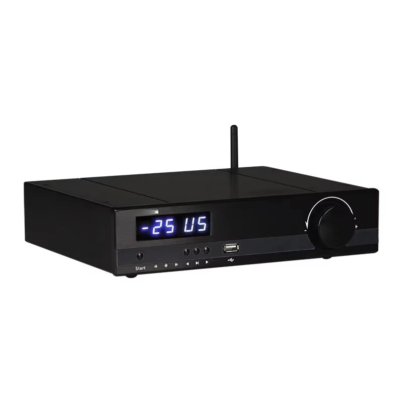 TPA3255 Dual-core HIFI X20 Amplifier 600W High-power USB Drive Player BT Audio Suit
