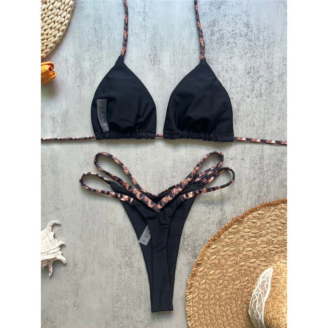 Sexy Extreme String Mini Micro Thong Bikini Damen Badeanzug Frauen Bademode Zweiteiliger Bikini-Set Badeanzug Schwimmanzug V8351 – Detail 5
