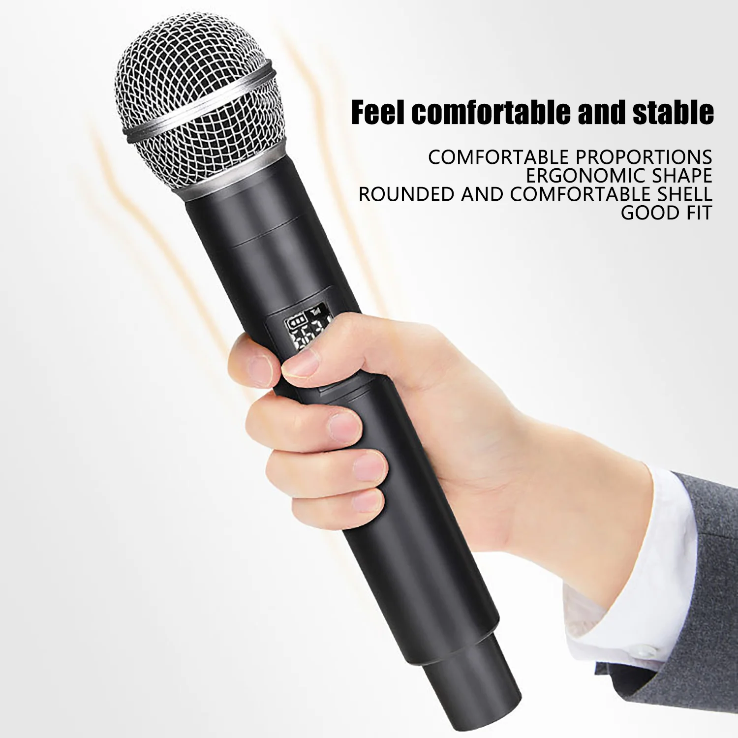 GAW-58A Rechargeable Wireless Microphone For Stage Home Ktv Live Karaoke Outdoor Audio Conference Performance Universal