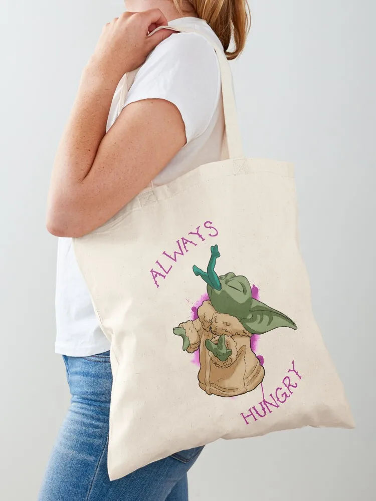 

Always Hungry Tote Bag Woman shopper bag foldable reusable bag Gift bags luxury women