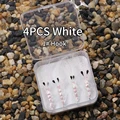 4pcs size 1 white