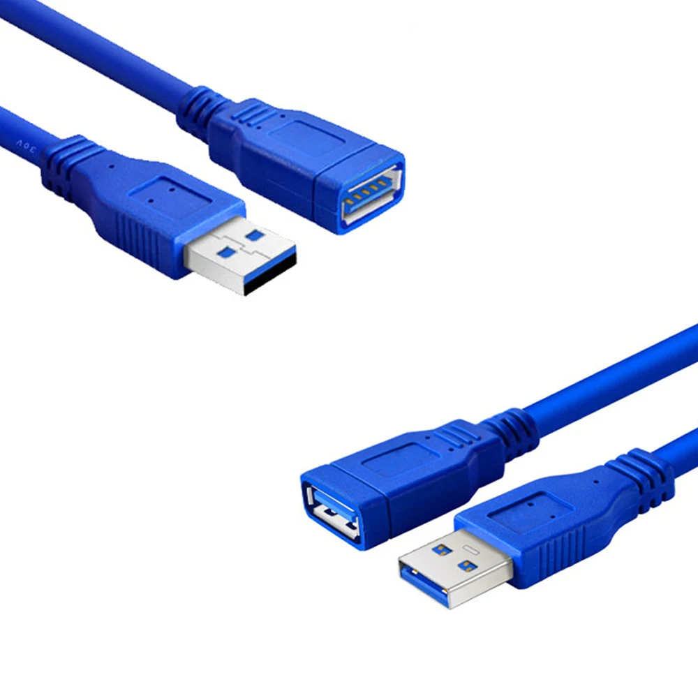 10PCS USB3.0 Verlengkabel 0.5 Meter/1M/1.5M/3M/5M USB3.1 Man-vrouw Data Transfer Sync Extender Cord Voor HDTV USB2.0 Cord