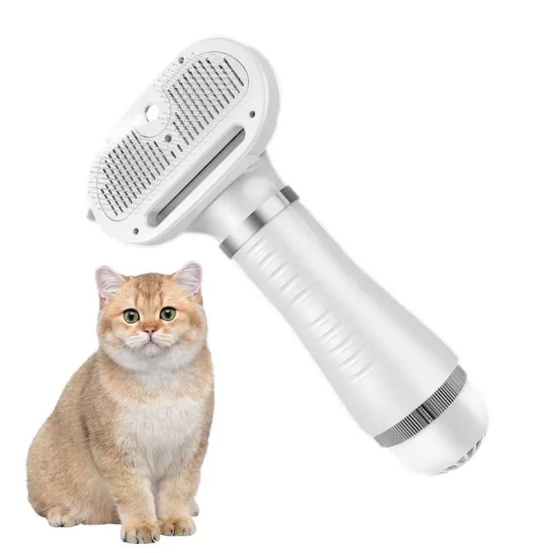 

Pet Steam Brush For Dog Multifunctional Cat Steamer Brush For Massage 6 In 1 Dog Grooming Brush With 3-Speed Adjustment