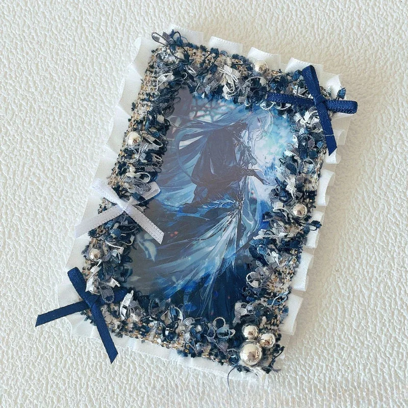 Kawaii Bow Photocards Holder Handmade Photo Cards Packaging Supplies Kpop Idol Cards Sleeves Display Anime Card Frame New 2025