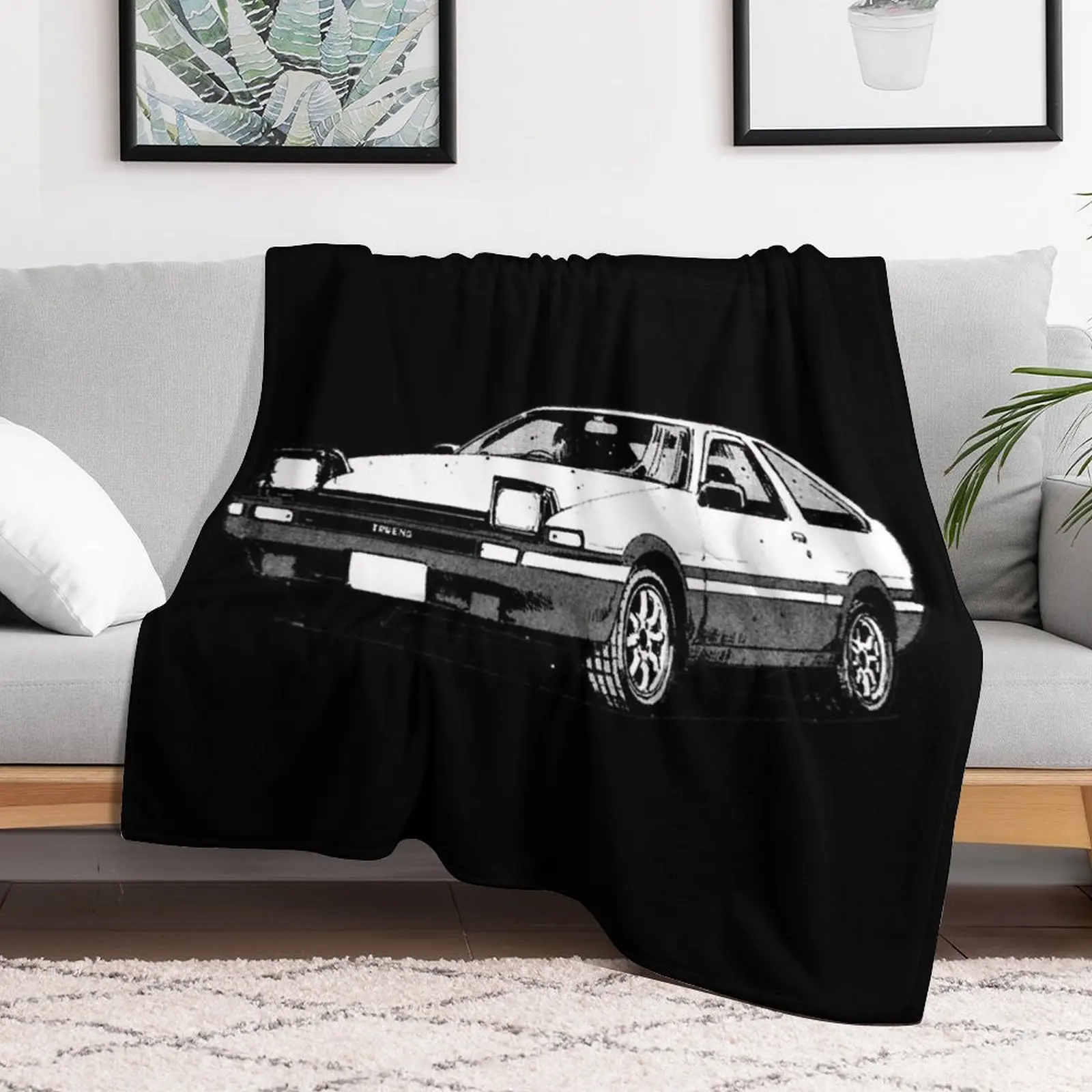 Initial D Fujiwara Tofu Shop AE86 Manga Gooi Deken Dekens Voor Baby Valentijn Cadeau-ideeën Zware Trooster Dekens