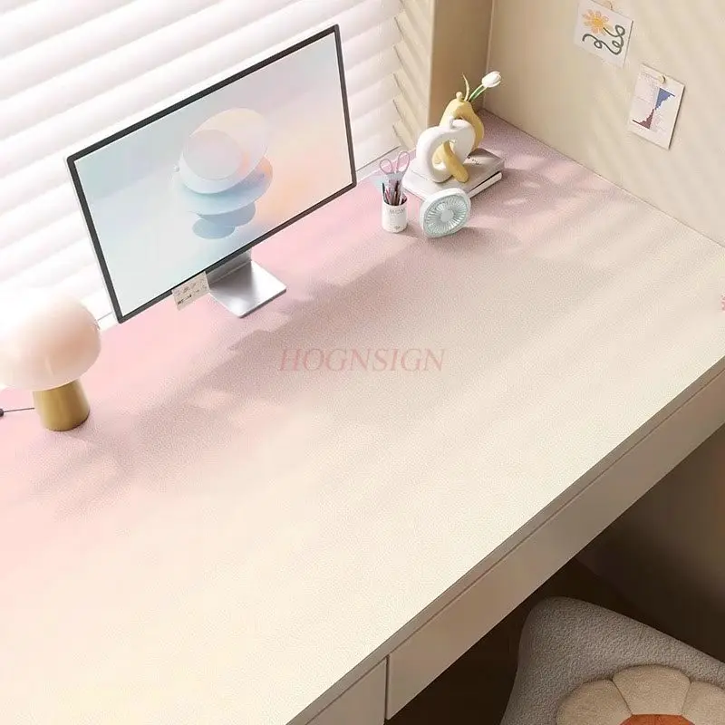 1 pcs Dopamine learning desk pad, office writing desk protection pad, waterproof solid color computer tablecloth