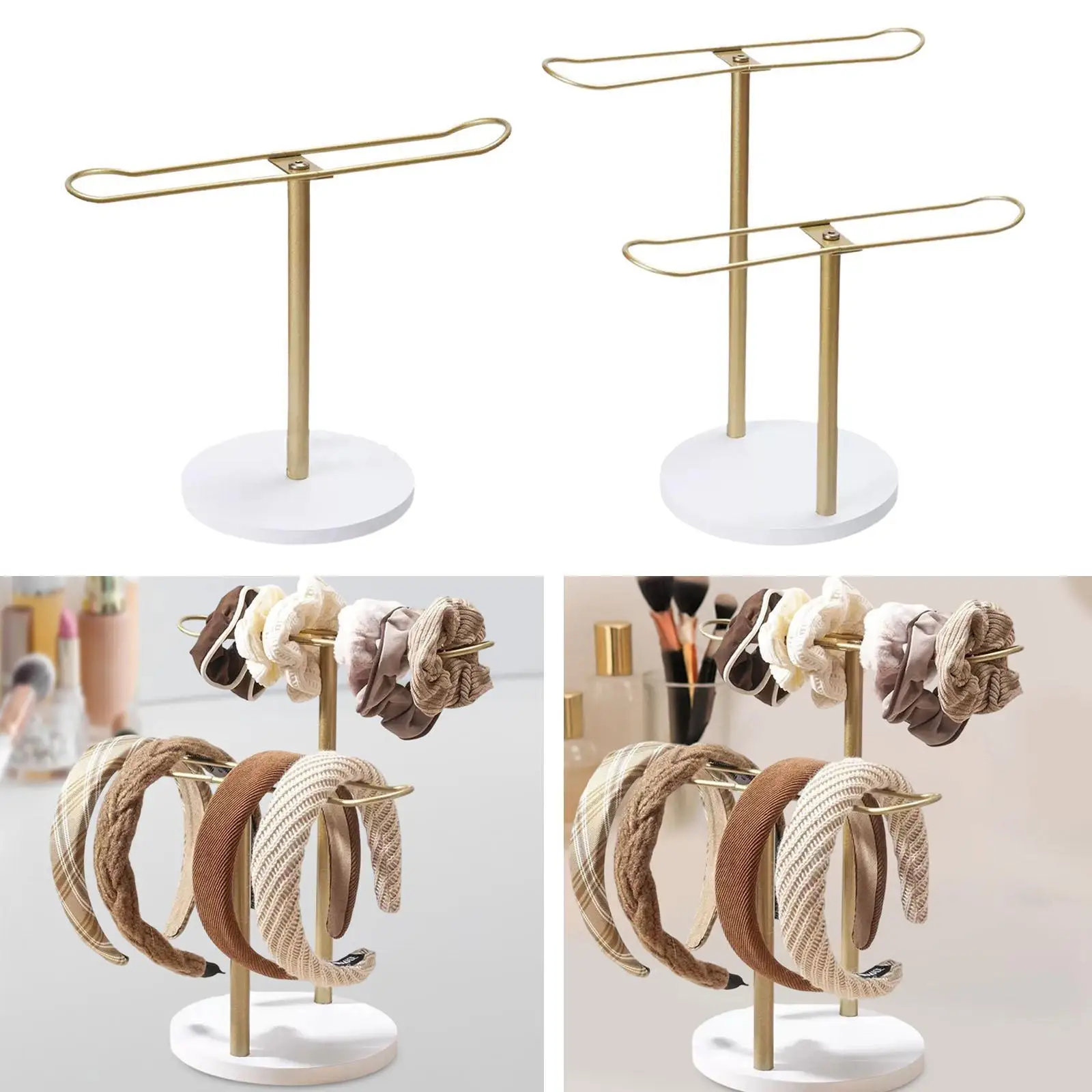 

Органайзер для повязки на голову, элегантный многофункциональный прочный органайзер для волос, органайзер для ювелирных изделий, подставка для ювелирных изделий для комода, серьги