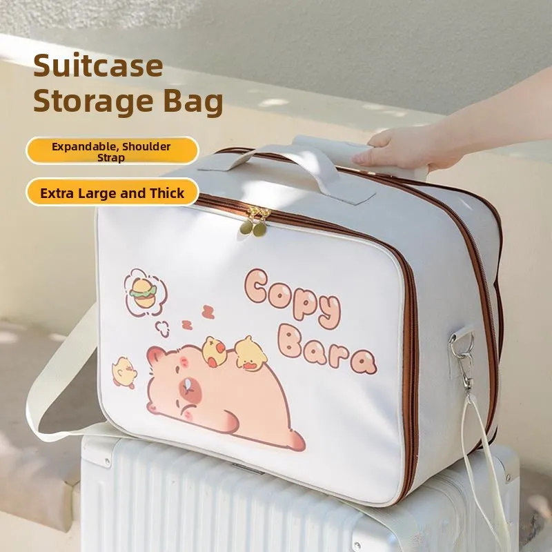 

Портативная дорожная сумка-органайзер, водонепроницаемая, легкая, из поликарбоната, с мультяшным рисунком, для путешествий и прогулок