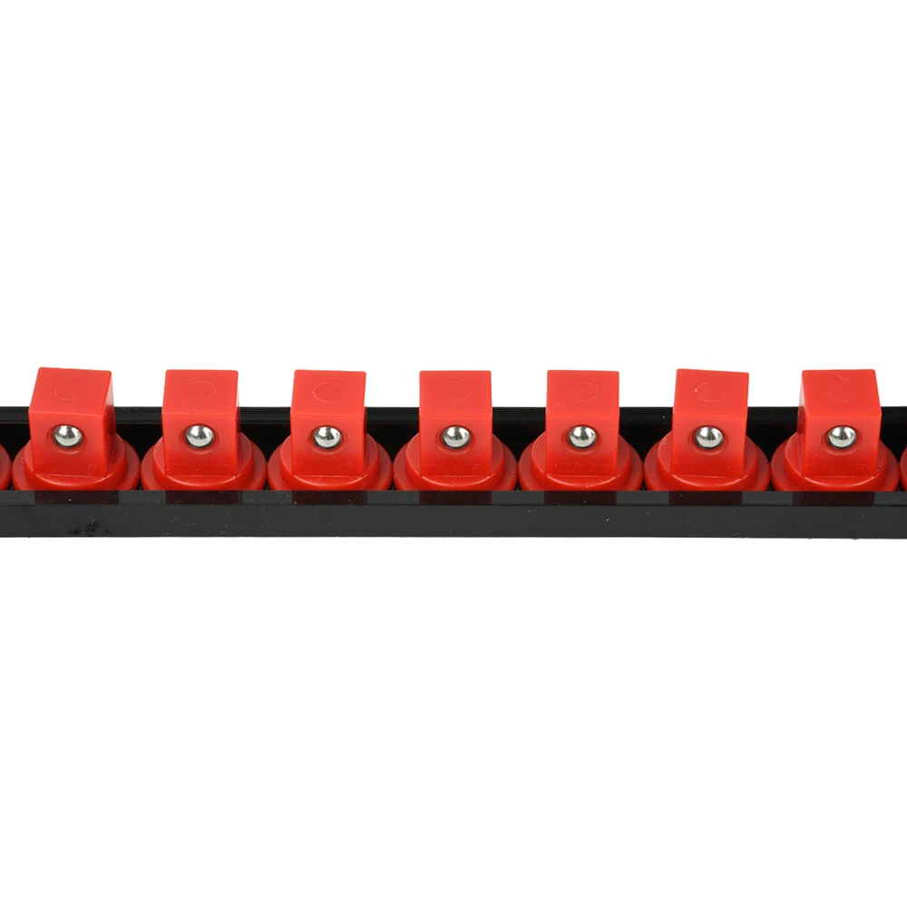 1/4 3/8 1/2 Premium Steckschlüsselhalterung mit 360° Drehfunktion ° Drehbarer Steckdosenorganizer mit Gleitständer und Schienenhalterung für Werkzeuge – Detail 18