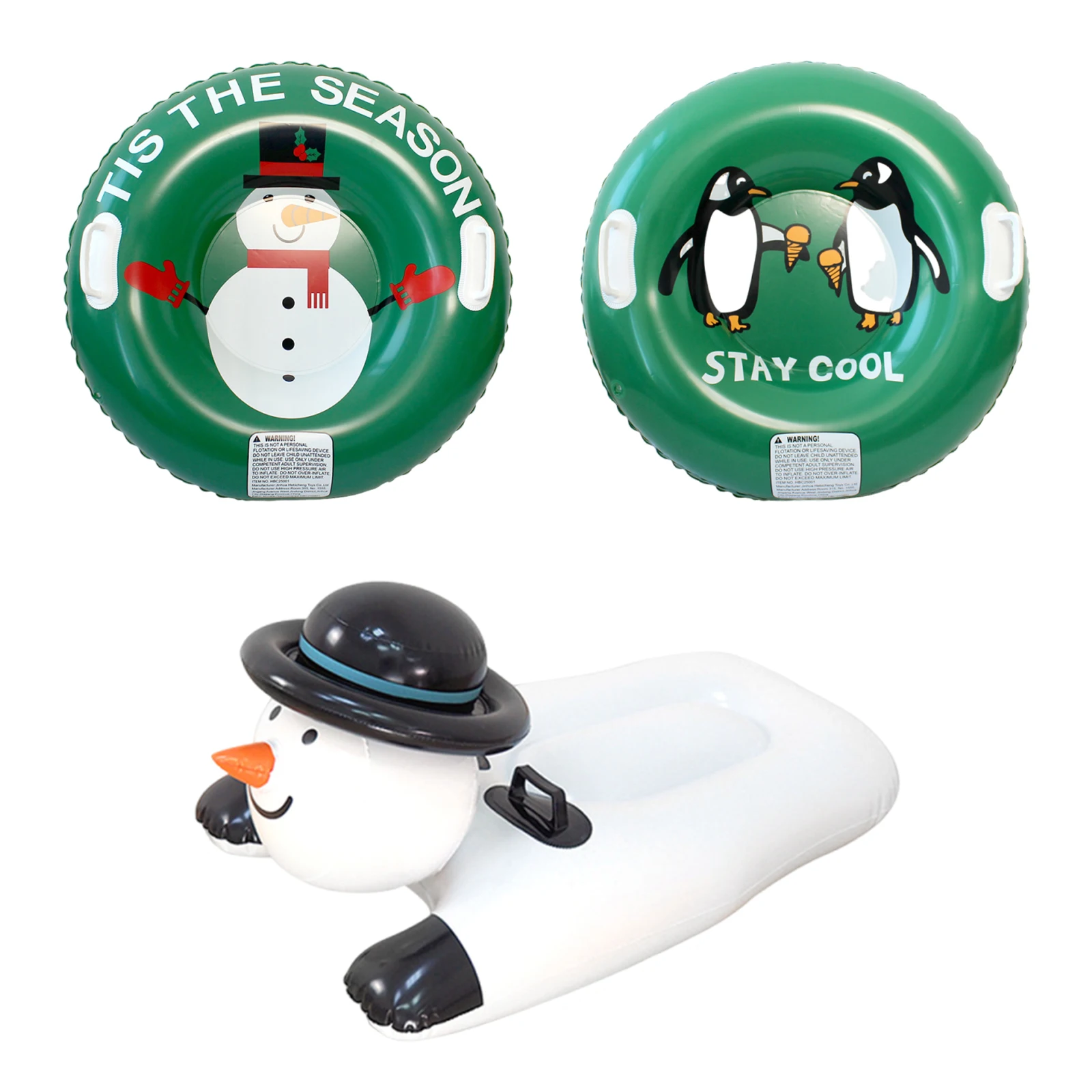 

Snow Tube,1Pack Snow Sled for Kids Adult, Thickened Heavy Duty Hard Bottom Sleds for Snow with Handles, Winter Toys for Outdoor