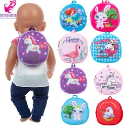 Dolls Bag Backpack Doll Accessories for 43cm Baby New Born Doll 18 Inch Doll Out Going Carry Bag Mini Cion Bag