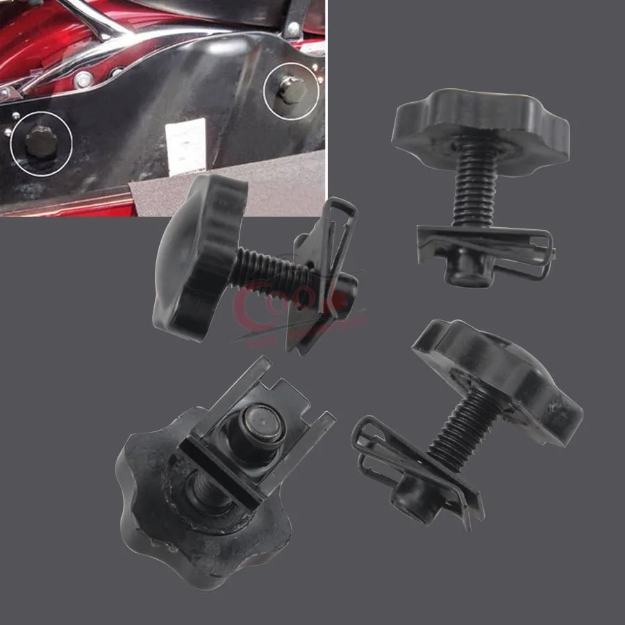 

Motorcycle Saddlebag Lock Mounting Theft Deterrent Screw Bolt Nut For Harley Touring Street/Electra Glide FLHX FLT FLHT FLHTCU