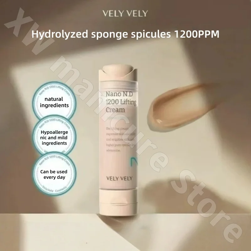 VELYVELY Nano Needle Lifting Cream Moisturizing Elastic Firming Lifting Diminishing Fine Lines Improving Dry Facial Cream 50ml