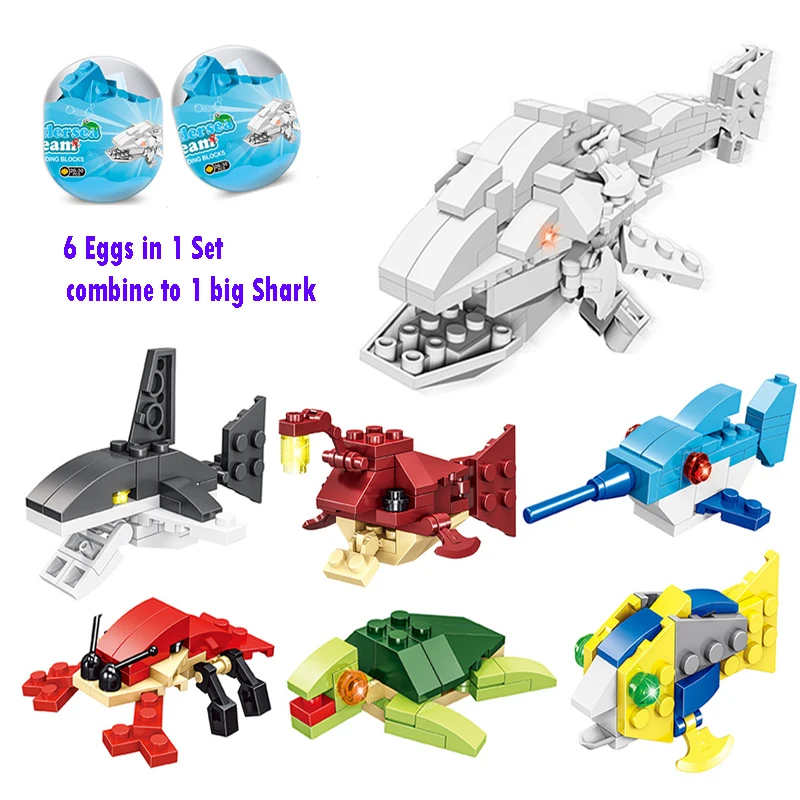 Dinosaur World Blocks Twisted Egg Building Blocks Small Particles Jurassic Egg Racing Car Train Puzzle Set Toys Children's Gifts