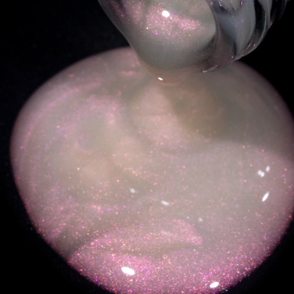 KODIES GEL Aurora  Pink Top Coat Pearlescent Gel Nail Polish Cosmetic Pearl Nails Sealer Color TopCoat Finish UV Semi permanent