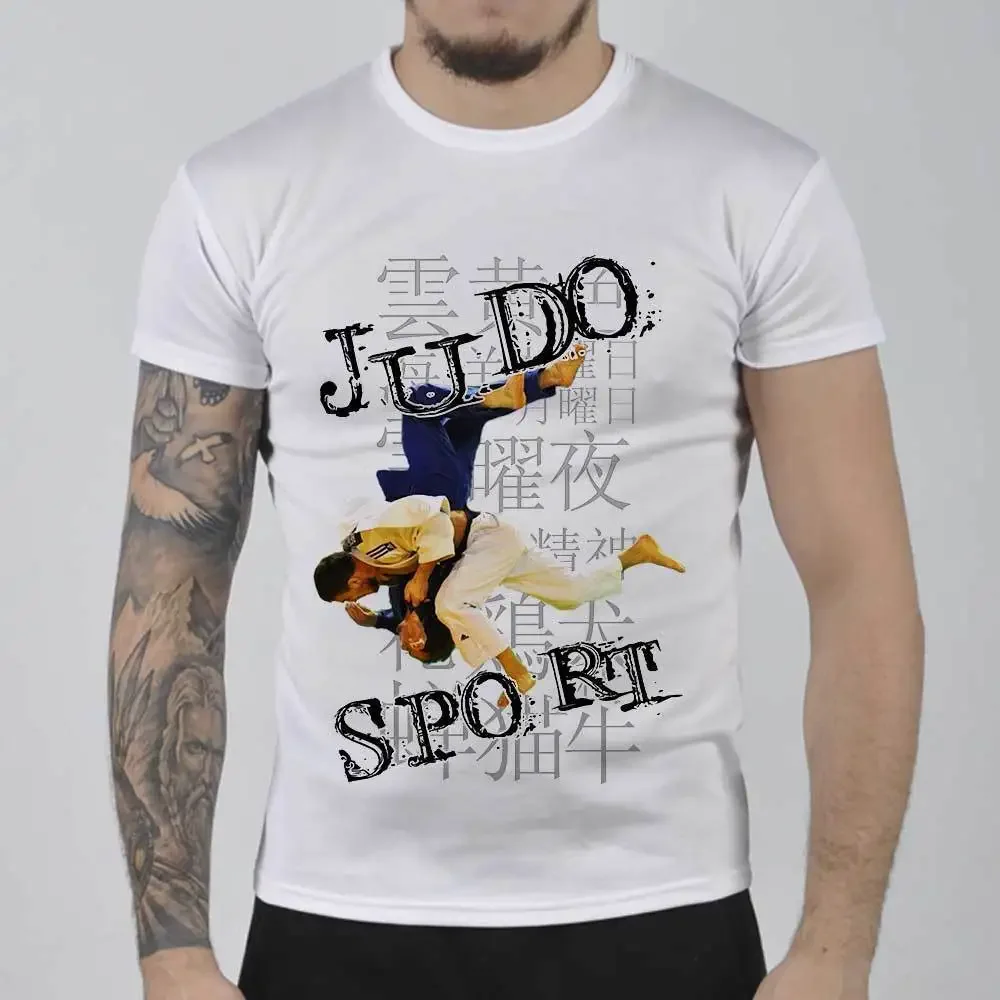 Cool Design Overwhelming Judo Symbolization Combat T-Shirt 100% Cotton O-Neck Summer Short Sleeve Casual Mens T-shirt Size S-3XL