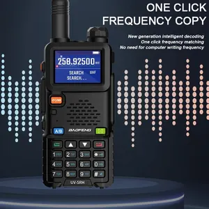BAOFENG-Air Band Walkie Talkie ، تردد النسخ اللاسلكي ، متعدد النطاقات ثلاثي الطاقة ، النوع C ، NOAA ، AM ، FM ، لحم الخنزير طويل المدى ، راديو ثنائي الاتجاه ، UV-5RH أعلى 10 مبيعات هوائي راديو FM طويل المدى - No8