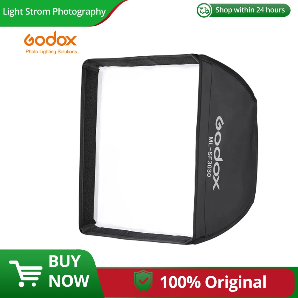 

Godox ML-SF3030 Honeycomb Grid Softbox for ML30 ML30Bi ML60 LED Lights