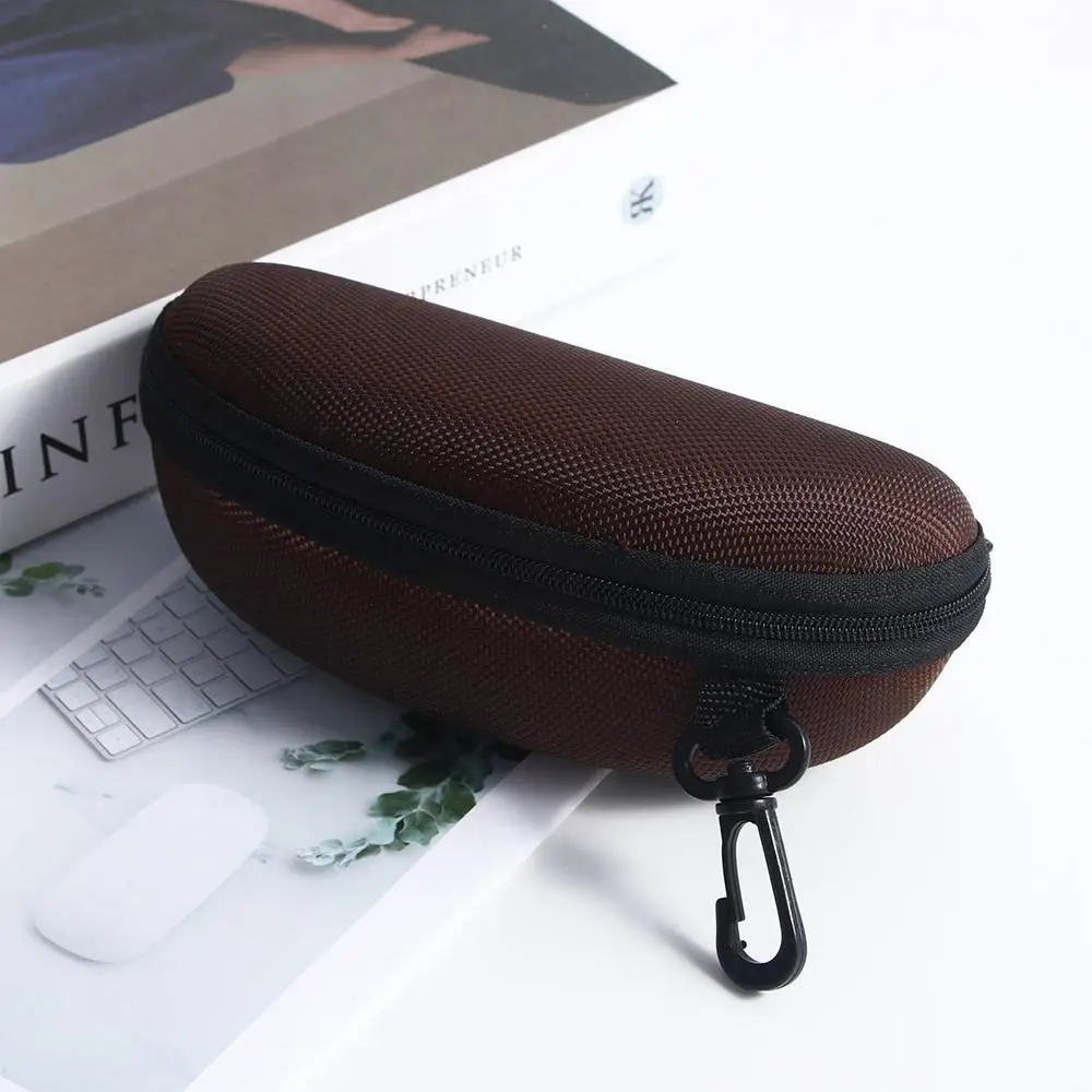 Eyeglasses Protector Case Eyewear Storage Box Men Women with Hook Sunglasses Bag Shell Clam Pouch Hard Case Eye Glasses Box