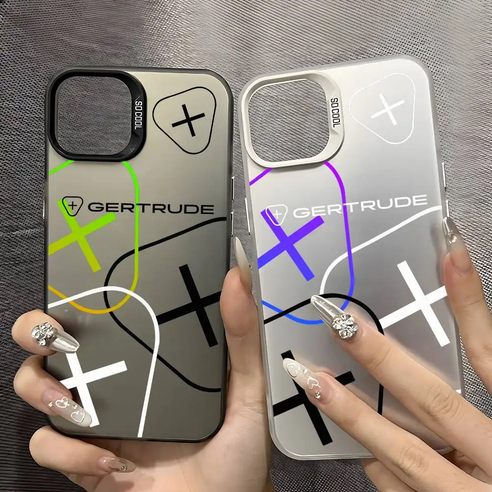 حافظة لهاتف آيفون 16 15 14 13 12 11 Plus Pro Max متعددة الألوان من G_Gertrudes لهاتف آيفون 16 15 14 13 12 11 Plus Pro Max