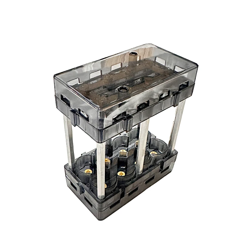 Transparent and Spliceable 21700/18650 Battery Box Energy Storage Power Supply Kit Bracket Non Welding Shell High Current