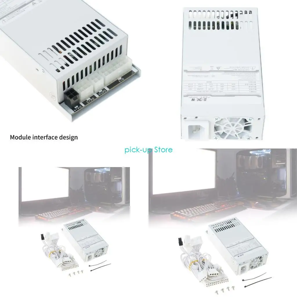 

Q5WA 300W Modular Small 1U Power Supply 40MM Low Noise Fan Quiet Powewr Module