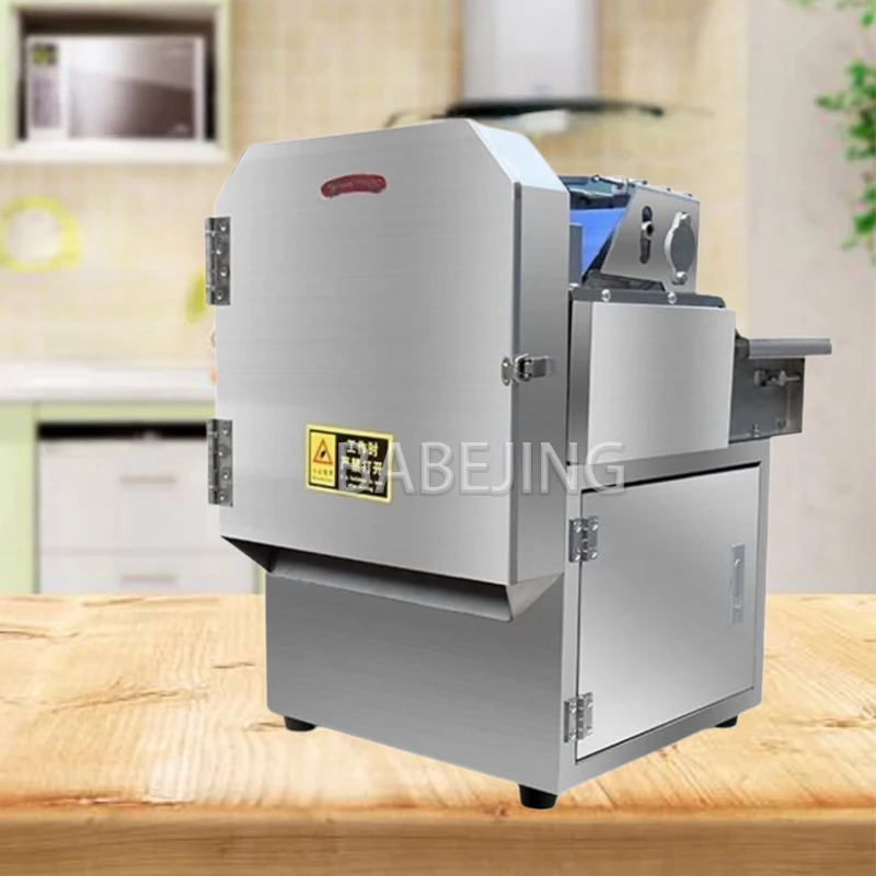 BABEJING Stainless Steel Veggie Shredder, Vegetable Cutting Machine 220V Commercial Food Processing Equipment